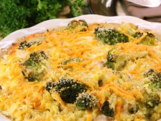 Broccoli Cheddar Breakfast Casserole